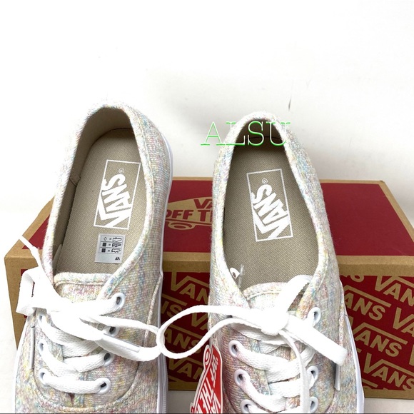 🌸Sale🌸 VANS Authentic Canvas Rainbow Jersey Women’s Sneak Size 6 VN0A2Z5IWN5 - Picture 5 of 9